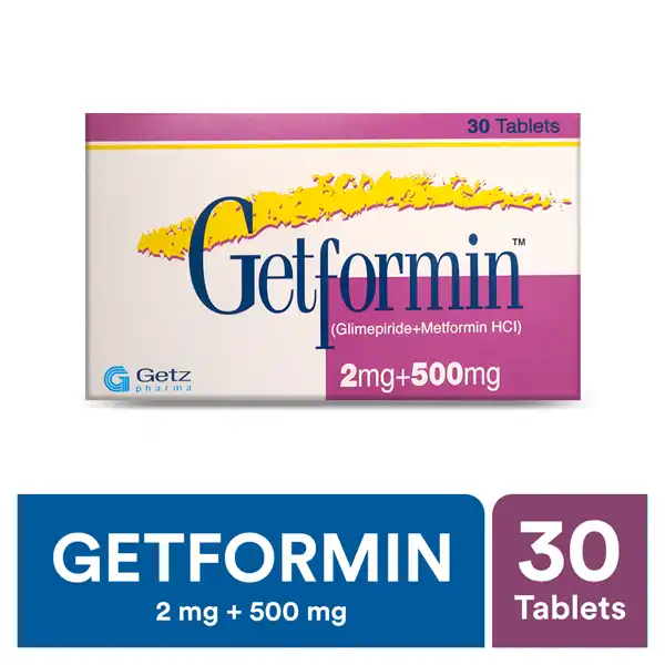 Getformin Tablets 2/500mg